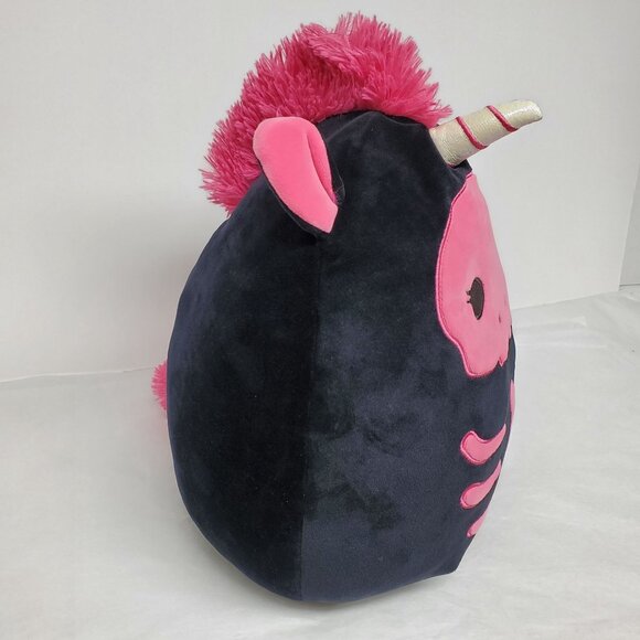 Kellytoy Squishmallows Pink Skeleton Unicorn Plush 12" Soft & Cuddly Stuffed Toy - Picture 5 of 6